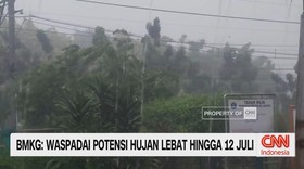 VIDEO: BMKG: Waspadai Potensi Hujan lebat Hingga 12 Juli
