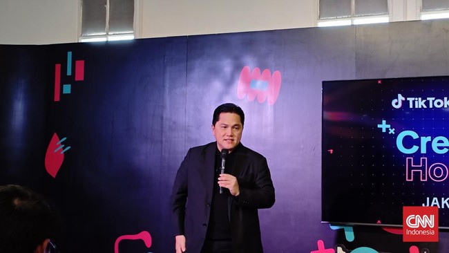 Erick Thohir Menyerukan Keterlibatan yang Lebih Aktif dari TikTok di Indonesia