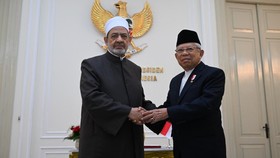 Ditemui Imam Besar Al Azhar, Ma'ruf Sepakat Tangkal Islamofobia Global