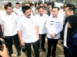 Pj Gubsu-Menko Polhukam Tinjau Pembangunan Sport Centre: Sudah 71,8%