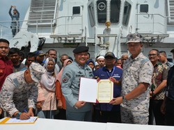 Bakamla Jemput 16 Warga Indonesia yang Ditangkap Malaysia