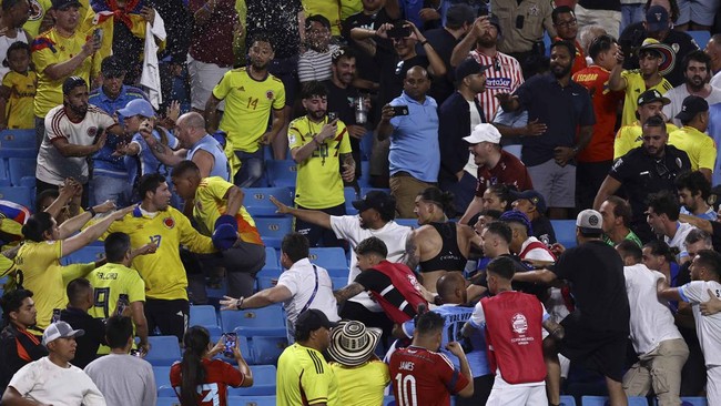 Investigasi Conmebol atas Insiden Pasca Pertandingan Uruguay vs Kolombia yang Memicu Pertikaian