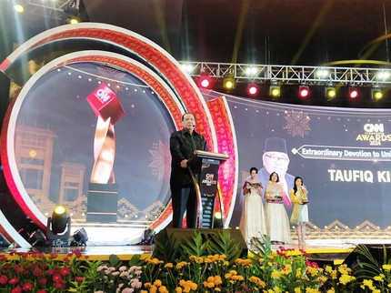 Simak Bun, Daftar Lengkap Pemenang CNN Indonesia Awards Jawa Timur 2024