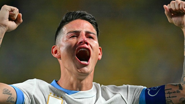 Refleksi James Rodriguez Usai Kemenangan Kolombia yang Mengantarkan ke Final Copa America