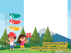 35 Twibbon Hari Anak Nasional 2024 yang Unik dan Keren