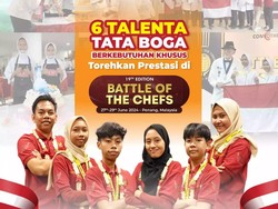 Keren! 6 Siswa Berkebutuhan Khusus Torehkan Prestasi di Ajang Tata Boga Internasional