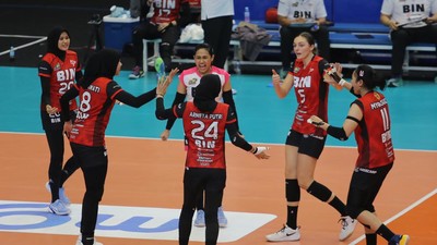 Jakarta BIN yang diperkuat Megawati Hangestri Pertiwi akan menghadapi Jakarta Elektrik PLN di final Proliga 2024.