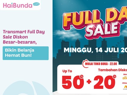 Transmart Full Day Sale Diskon Besar-besaran, Bikin Belanja Hemat Bun!