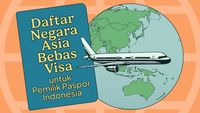 Infografis: Negara Asia Ini Bebas Visa Untuk Paspor Indonesia