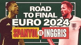 INFOGRAFIS: Road to Final Euro 2024 Spanyol vs Inggris