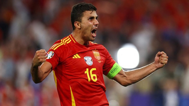 Pahlawan Tak Terlihat di Balik Kemenangan Spanyol: Rodri, Sang Maestro Lini Tengah