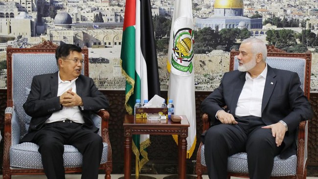 JK sebut ketegangan dan perlawanan di Gaza makin keras usai bos Hamas Ismail Haniyeh tewas dibunuh.