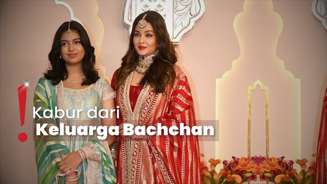 Ke Kondangan Ambani Terpisah, Aishwarya Rai dan Abhishek Bachchan Cerai?