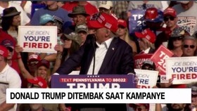 VIDEO: Donald Trump Ditembak Saat Kampanye