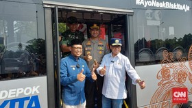 Menhub Luncurkan Biskita Trans Depok, Tarif Gratis Selama 6 Bulan