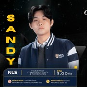 Ini Profil Sandy Kristian, Peserta Clash of Champions dengan IPK 5.00 yang Jadi Jagoan Penonton!