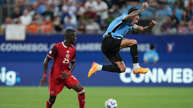 Colored by an aerial goal, Canada draws against Uruguay