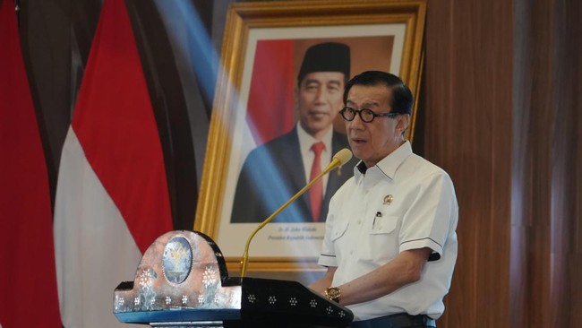 Menkumham Yasonna H. Laoly meresmikan perubahan sebutan HUT Kemenkumham dari Hari Dharma Karya Dhika menjadi Hari Pangayoman.