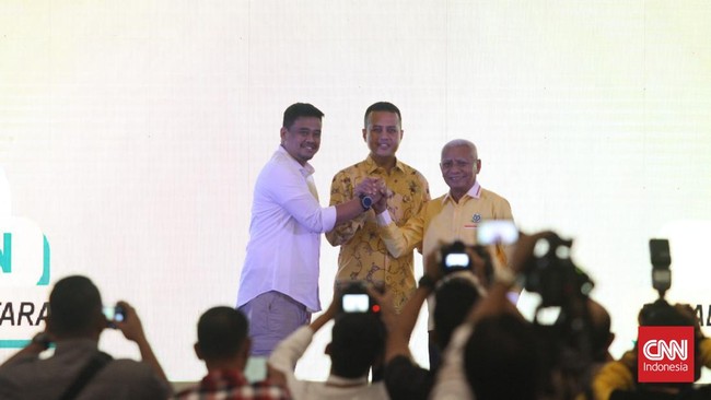 DPD Golkar Sumut mengusulkan Bupati Asahan, Surya, menjadi Bakal Cawagub Sumut mendapingi Bobby Nasution di Pilgub Sumut 2024.