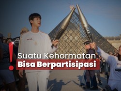 Selesaikan Misi, Jin BTS Merasa Gugup Bawa Obor Olimpiade 2024 di Paris
