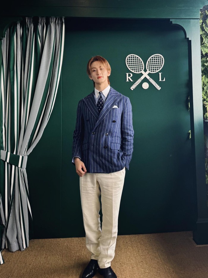 Idol yang juga brand ambassador dari brand Ralph Lauren tersebut sebelumnya berkesempatan mengunjungi New Bond Street flagship store Ralph Lauren untuk Wimbledon Championship, Beauties./ Foto: x.com/NCTsmtown