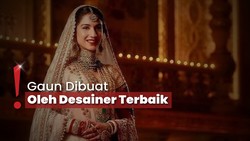 Anant Ambani Menikah, Radhika Merchant Pakai Gaun Sepanjang 5 Meter