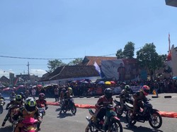 Serunya Road Race Perebutkan Kapolres Ponorogo Cup Sekaligus Cari Bibit Atlet