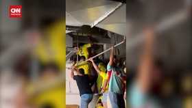 VIDEO: Rusuh di Final Copa America Hingga Fans Masuk Ventilasi Udara