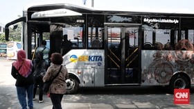 FOTO: Layanan Baru Biskita di Depok, dari Margonda - LRT Harjamukti