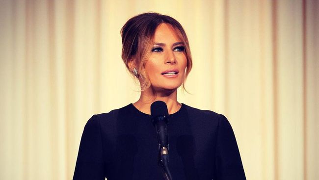 Penampilan Melania Trump Disebut bak Bangsawan Inggris di Pelantikan Donald Trump