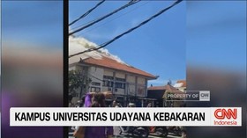 VIDEO: Tempat Pusat Data Universitas Udayana Terbakar