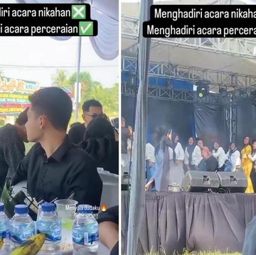 Viral di Media Sosial, 'Pesta' Perceraian di Lampung Dimeriahkan Panggung Hiburan!