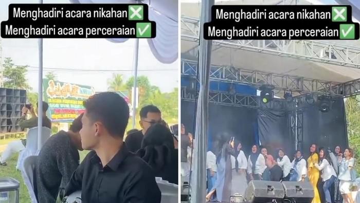 Viral di Media Sosial, 'Pesta' Perceraian di Lampung Dimeriahkan Panggung Hiburan! Viral di Media Sosial, 'Pesta' Perceraian di Lampung Dimeriahkan Panggung Hiburan!