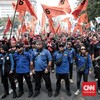 Ribuan Buruh Bakal Demo di Kantor Gubernur Jatim Besok
