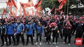 Ribuan Buruh Bakal Demo di Kantor Gubernur Jatim Besok