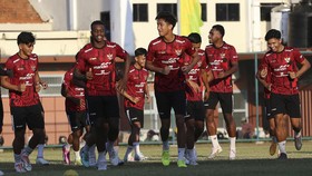 Timnas Indonesia Latihan Tertutup Jelang Semifinal Piala AFF U-19