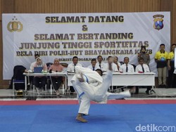 Lomba Bela Diri Digelar di Sidoarjo Peringati Hari Bhayangkara