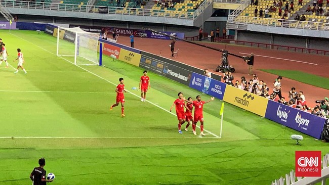 Timnas Indonesia U-19 unggul 4-0 atas Filipina pada babak pertama di pertandingan Grup A Piala AFF U-19 2024 atau ASEAN U-19 Boys Championship 2024.