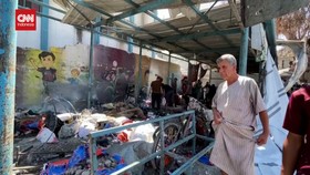 VIDEO: Israel Bombardir Lagi Sekolah PBB di Gaza, 23 Orang Tewas