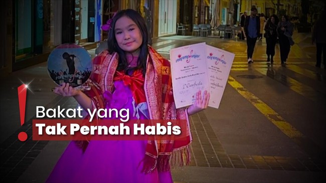 Suara Emas Aurellie Kacaribu Raih Juara Kompetisi Nyanyi di Italia