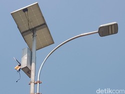 Duh! Lampu PJU Panel Surya di Trucuk Klaten Dirusak-Baterai Dicuri