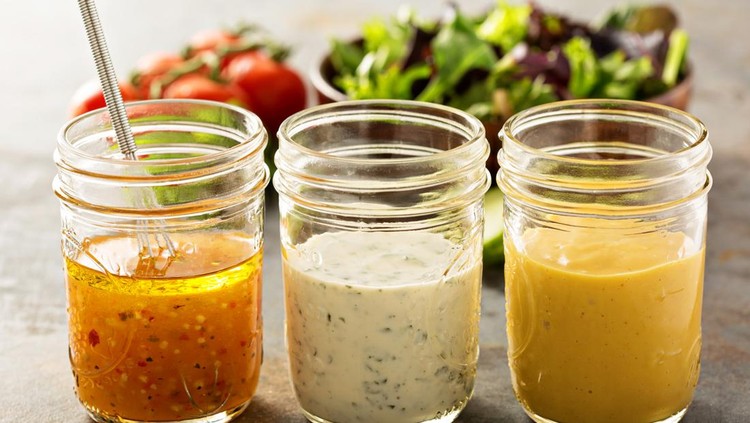 Ilustrasi saus salad