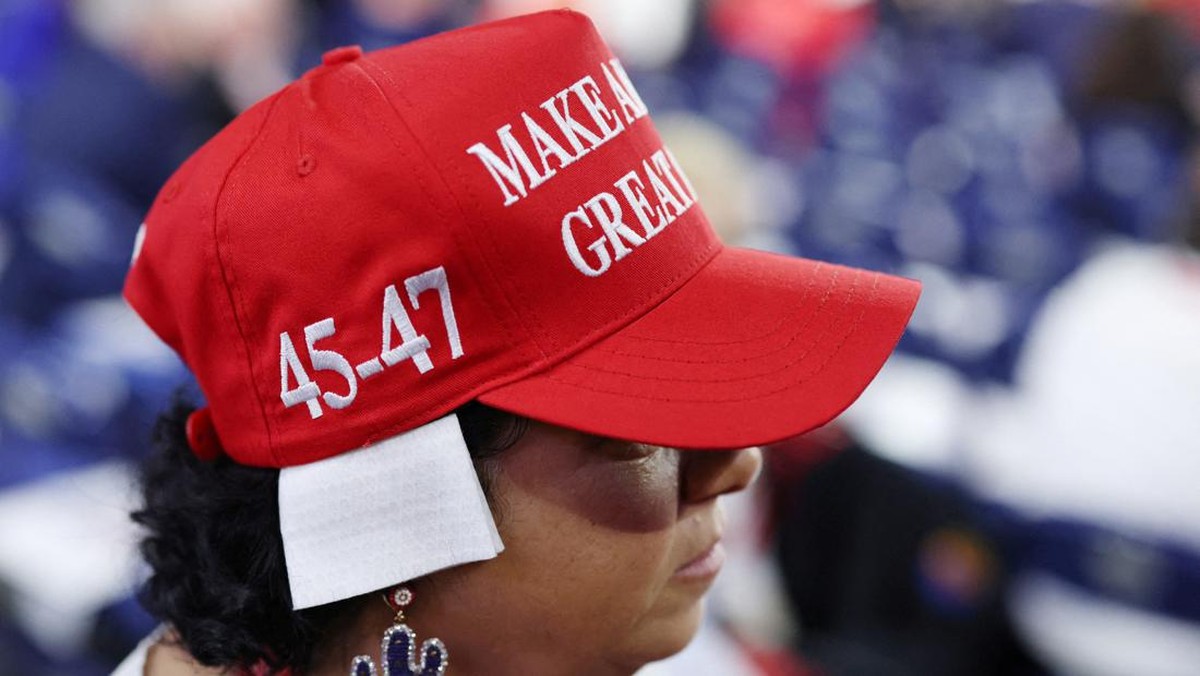 FOTO: Perban Solidaritas Pendukung Donald Trump