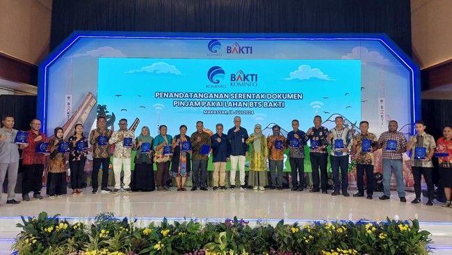Penandatangan itu penting agar setiap titik pembangunan BTS dapat dilakukan tanpa hambatan, termasuk terkait lahan, seperti kepemilikan dan lingkungan.