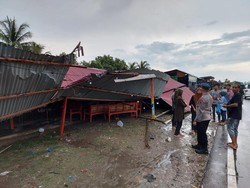 173 Bangunan di Aceh Utara Rusak Diterjang Angin Kencang