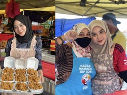 Mahasiswi Cantik Ini Tak Gengsi Bantu Orang Tuanya Jual Ayam Goreng
