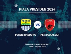 Persib Hajar PSM 2-0 di Babak Pertama