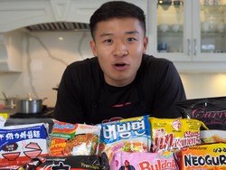 YouTuber Rating 10 Mie Instan dari Berbagai Negara, Ini Juaranya!