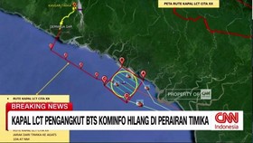 VIDEO: Kapal Pengangkut BTS Rute Timika-Yahukimo Hilang Kontak