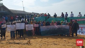 Ratusan Warga Rempang Demo, Tolak Relokasi Imbas PSN Eco City
